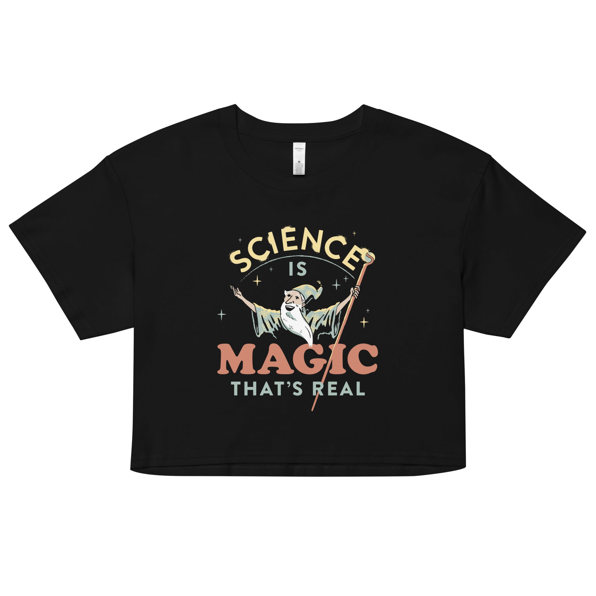 Science Is Magic That's Real Women's Crop Tee