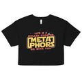 Meta Phors Be With You Women's Crop Tee