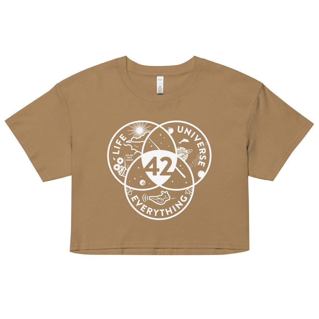 Life, Universe, Everything Women's Crop Tee