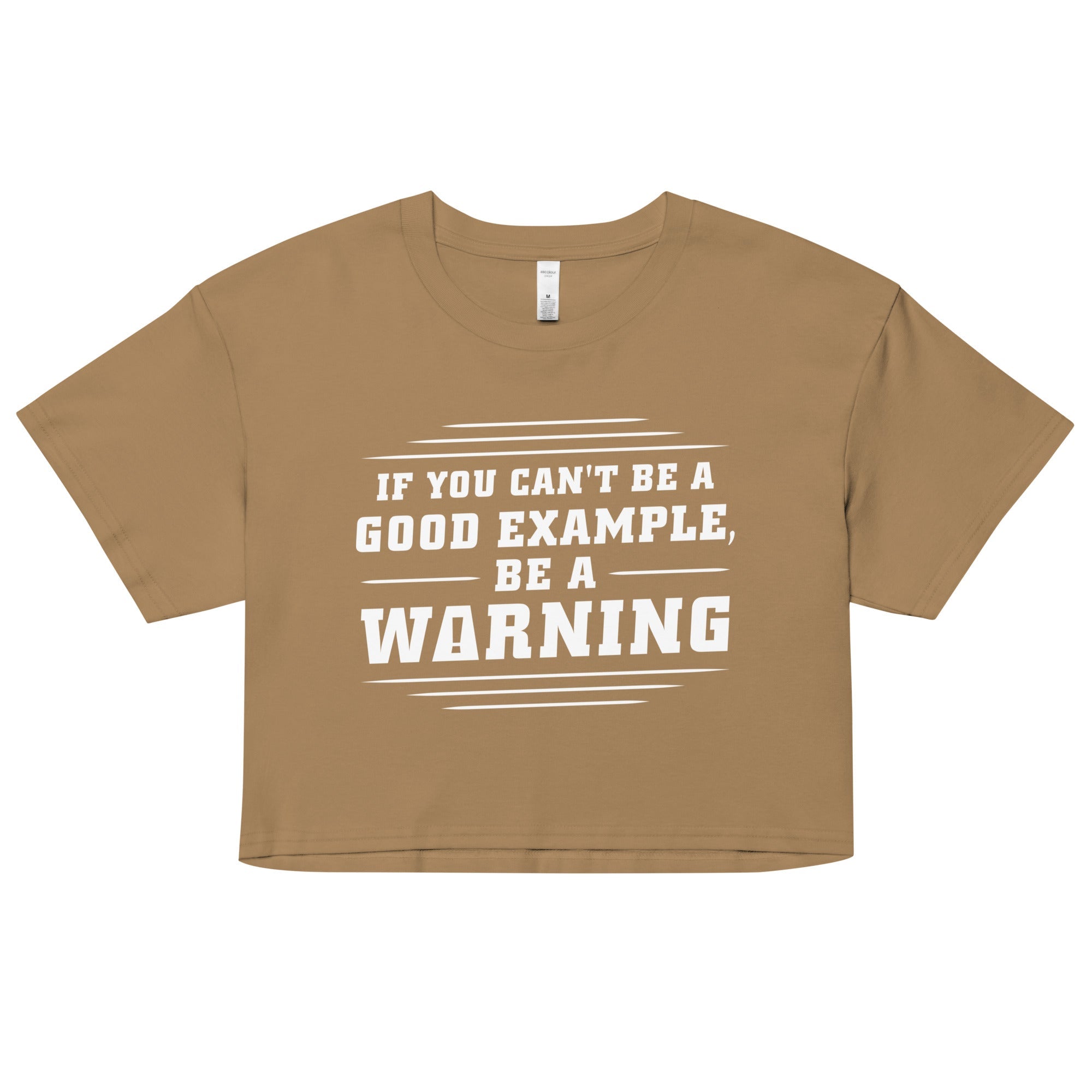 Be A Warning Women's Crop Tee