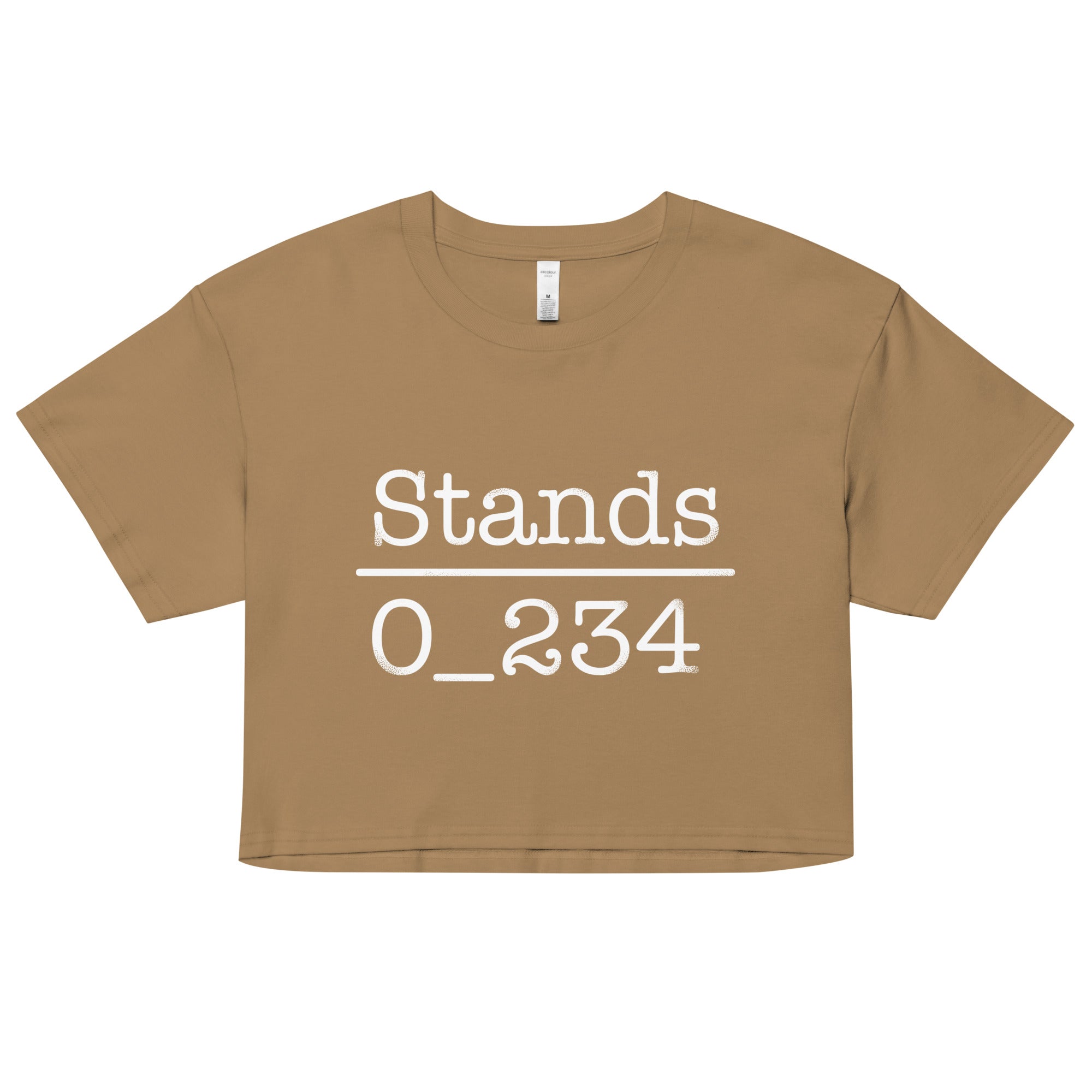 No 1 Under Stands Women's Crop Tee