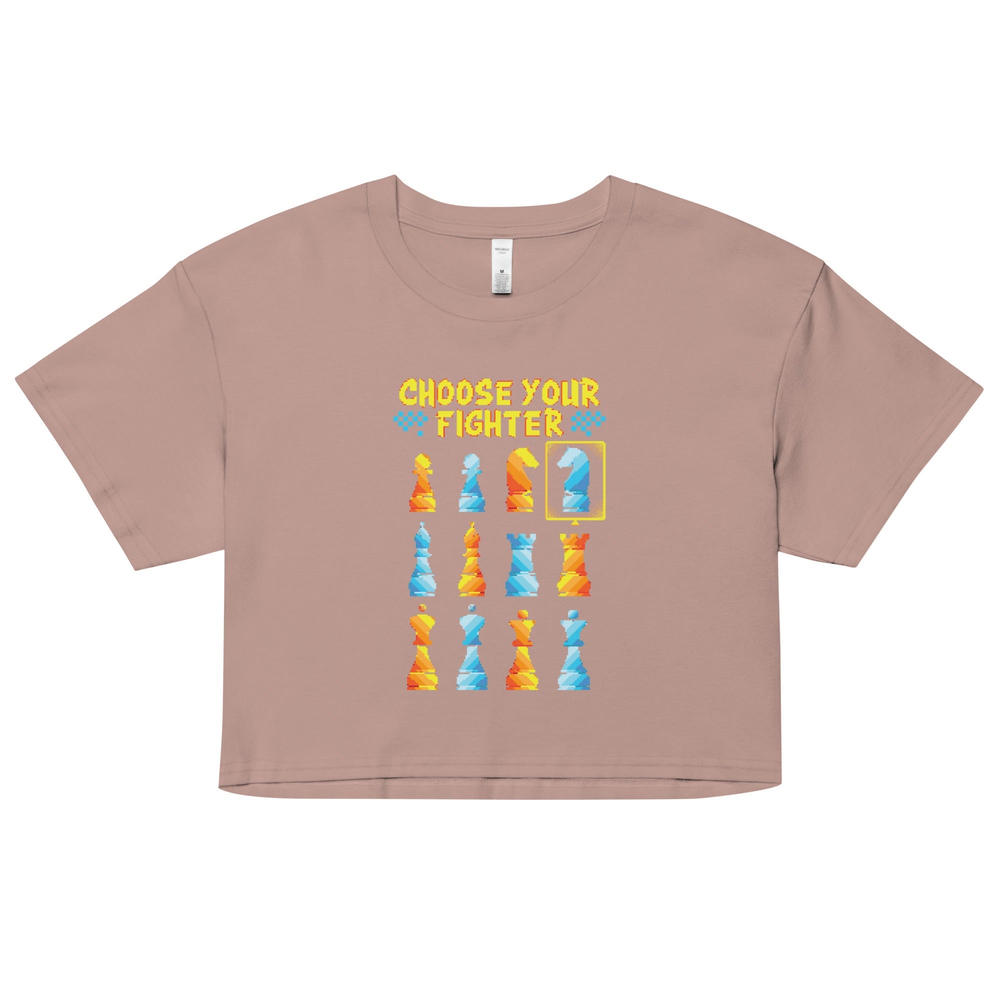 Choose Your Fighter Women's Crop Tee