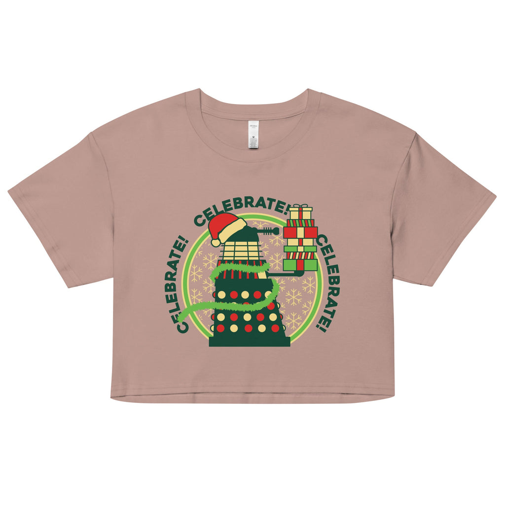 Celebrate! Celebrate! Celebrate! Women's Crop Tee