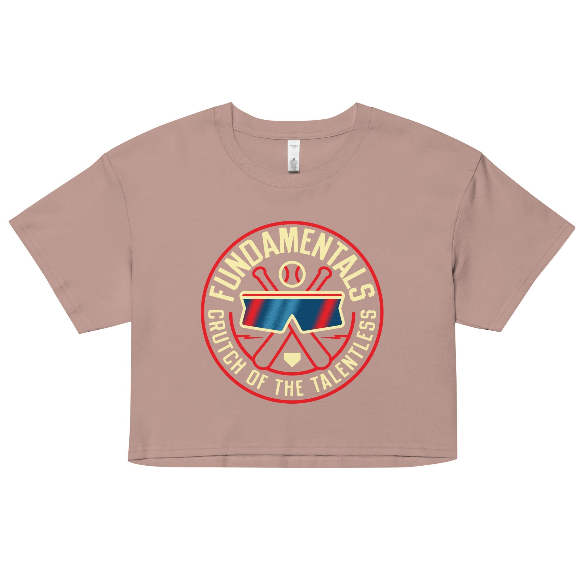 Fundamentals Crutch Of The Talentless Women's Crop Tee