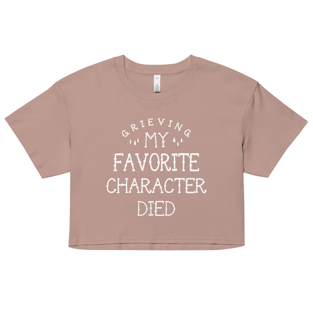 My Favorite Character Died Women's Crop Tee