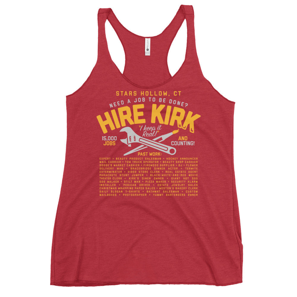 Hire Kirk Women's Racerback Tank