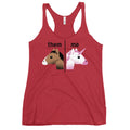 Them - Me Women's Racerback Tank