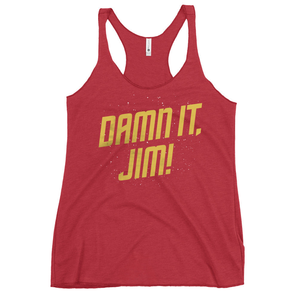 Damn It, Jim! Women's Racerback Tank