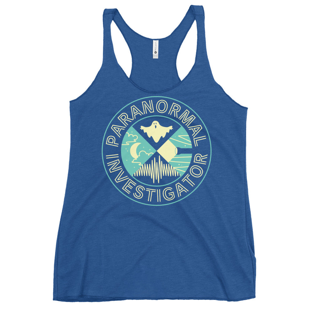 Paranormal Investigator Women's Racerback Tank