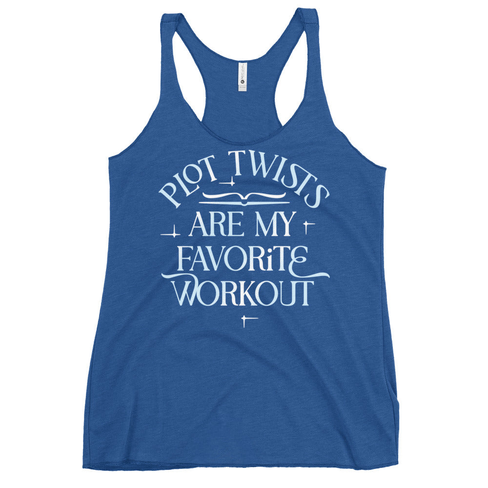 Plot Twists Are My Favorite Workout Women's Racerback Tank