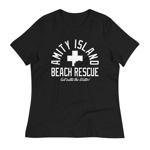 Amity Island Beach Rescue Women's Signature Tee