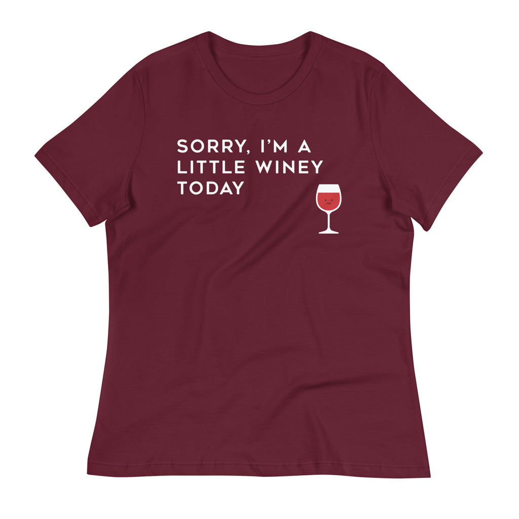 Sorry, I'm A Little Winey Today Women's Signature Tee