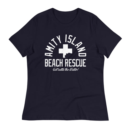 Amity Island Beach Rescue Women's Signature Tee