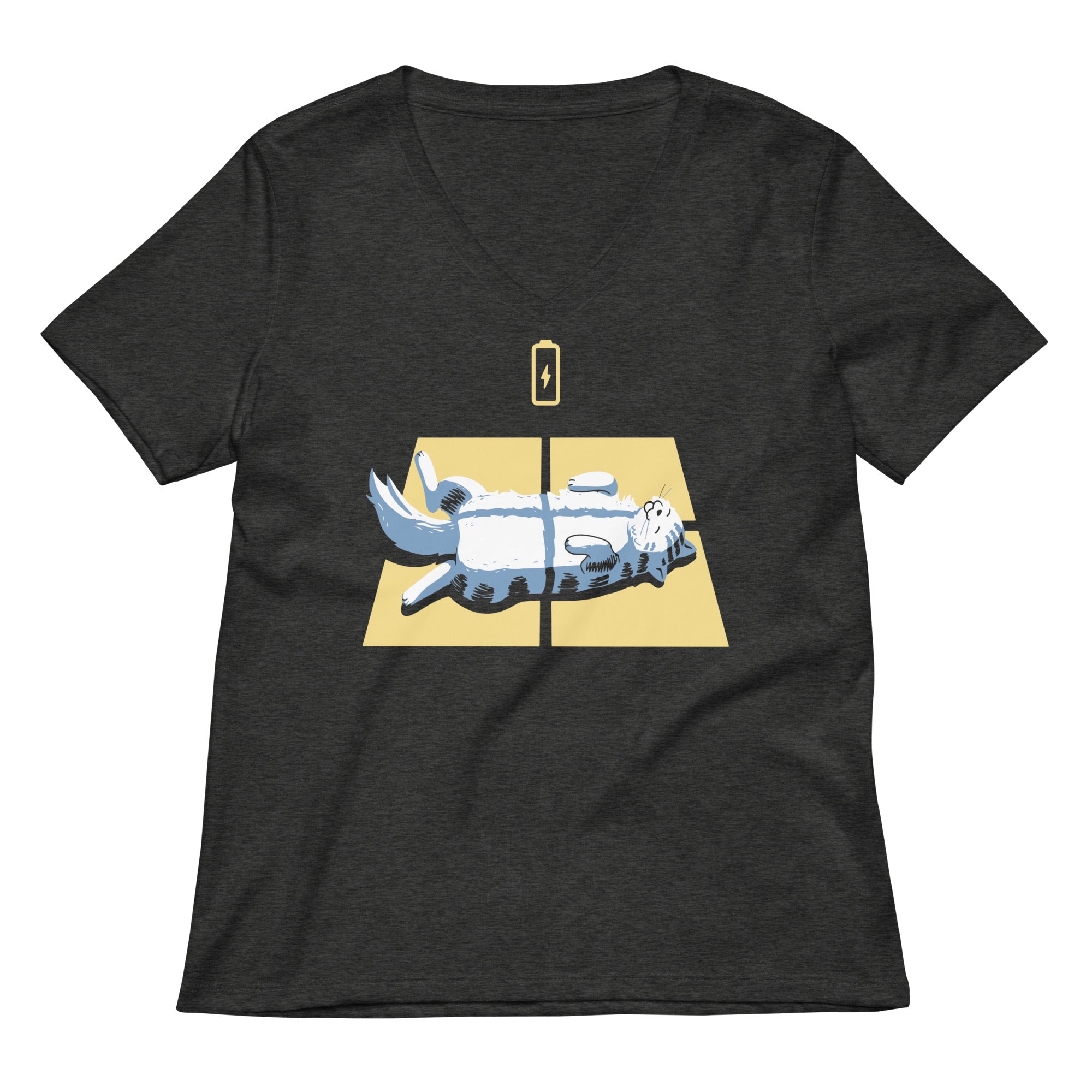 Solar Charging Women's V-Neck Tee
