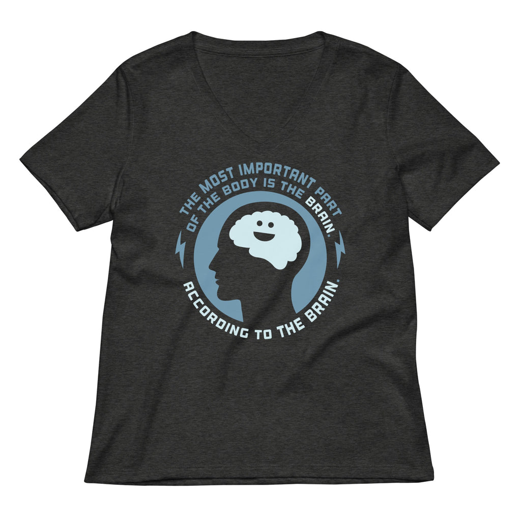 Most Important Part Of The Body Women's V-Neck Tee