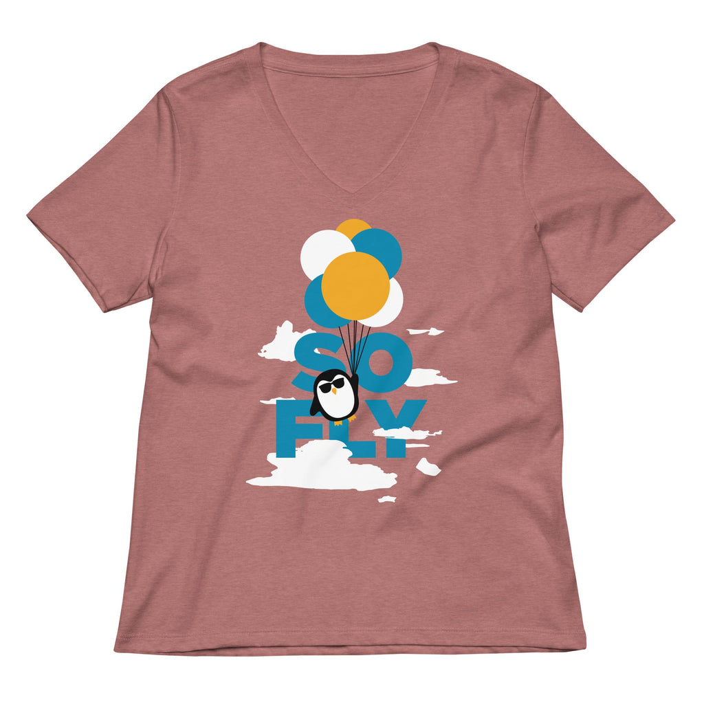 So Fly Women's V-Neck Tee
