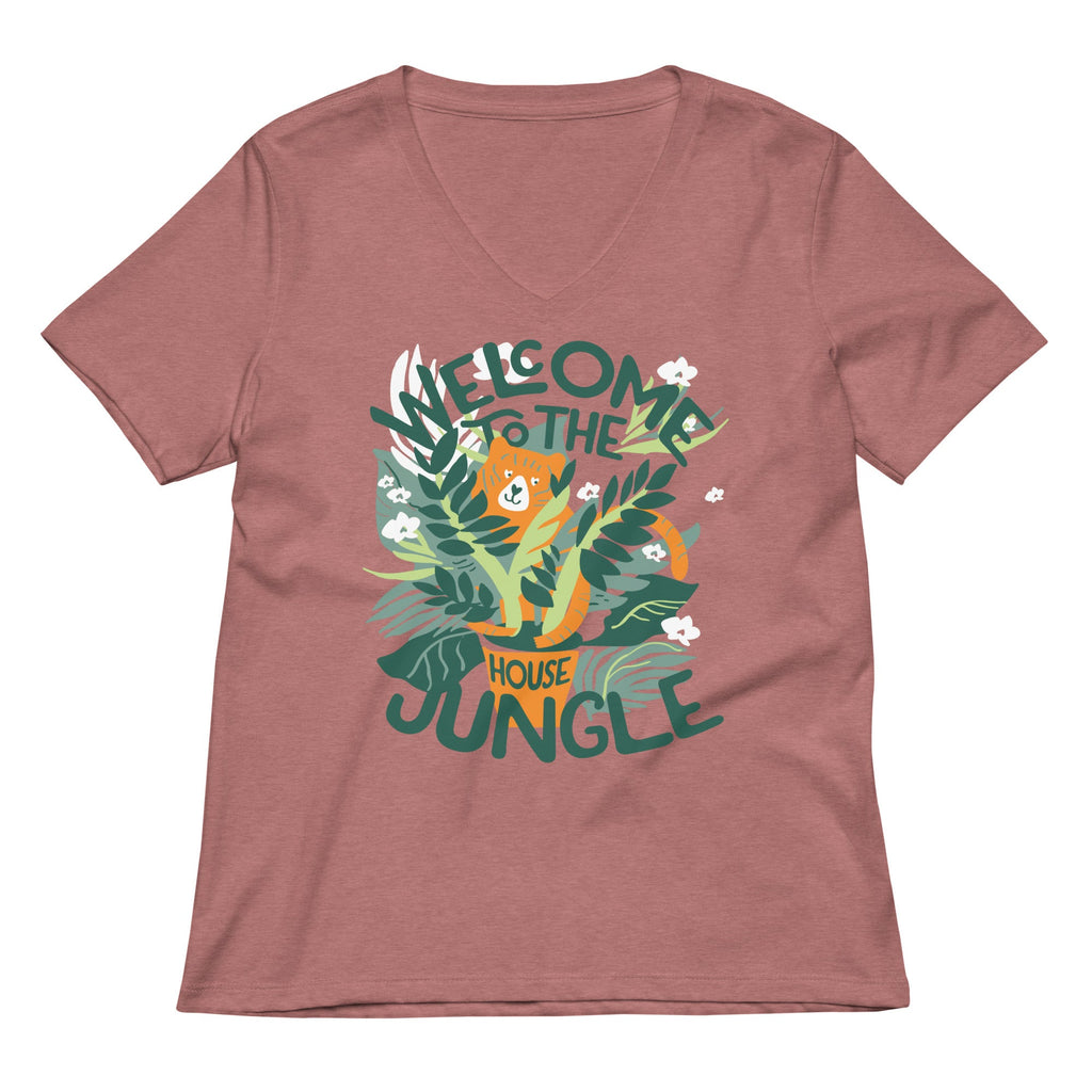 Welcome To The Jungle Women's V-Neck Tee