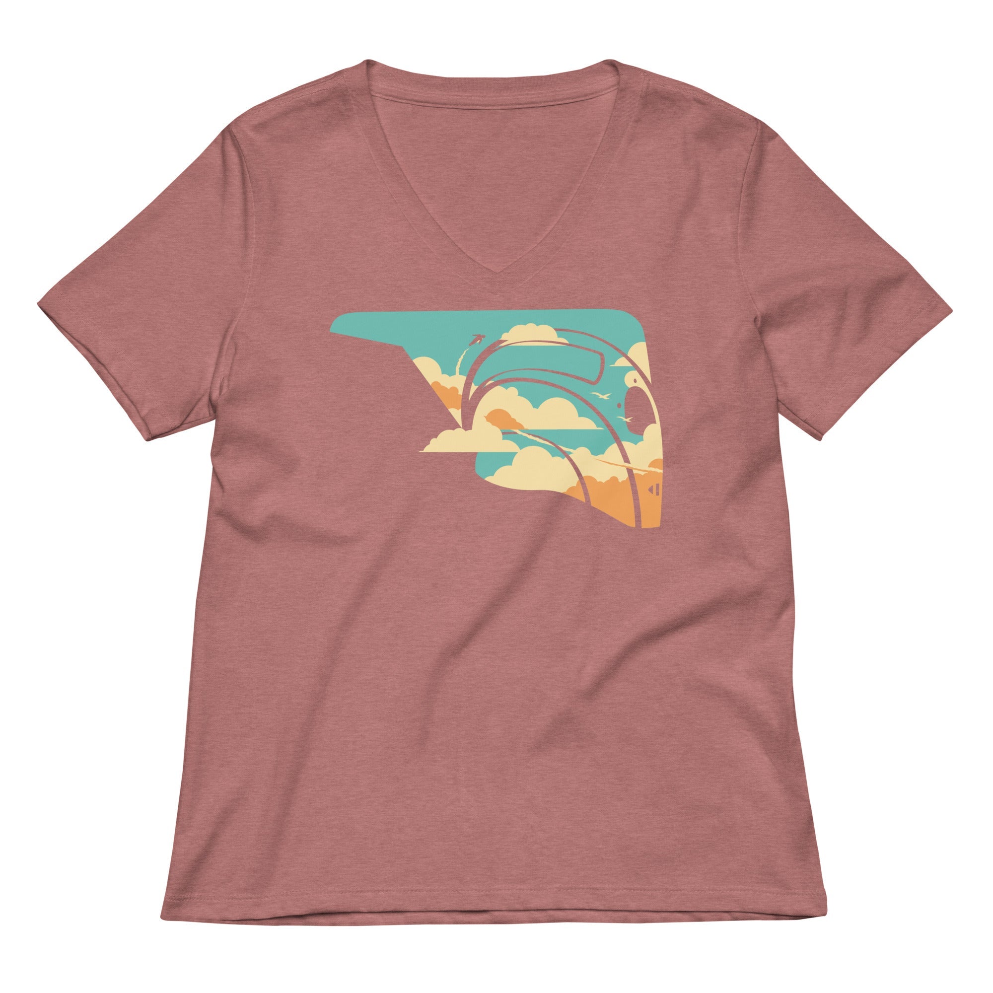 Sky Rocket Women's V-Neck Tee