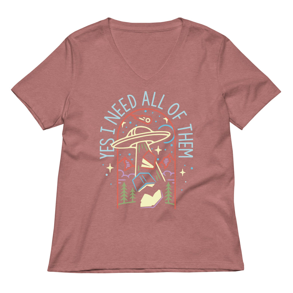 Yes I Need All Of Them Women's V-Neck Tee