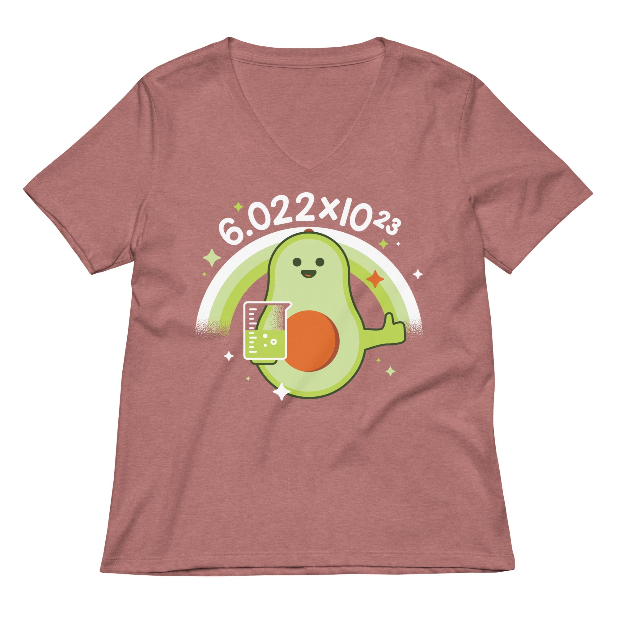 Avogadro's Number Women's V-Neck Tee
