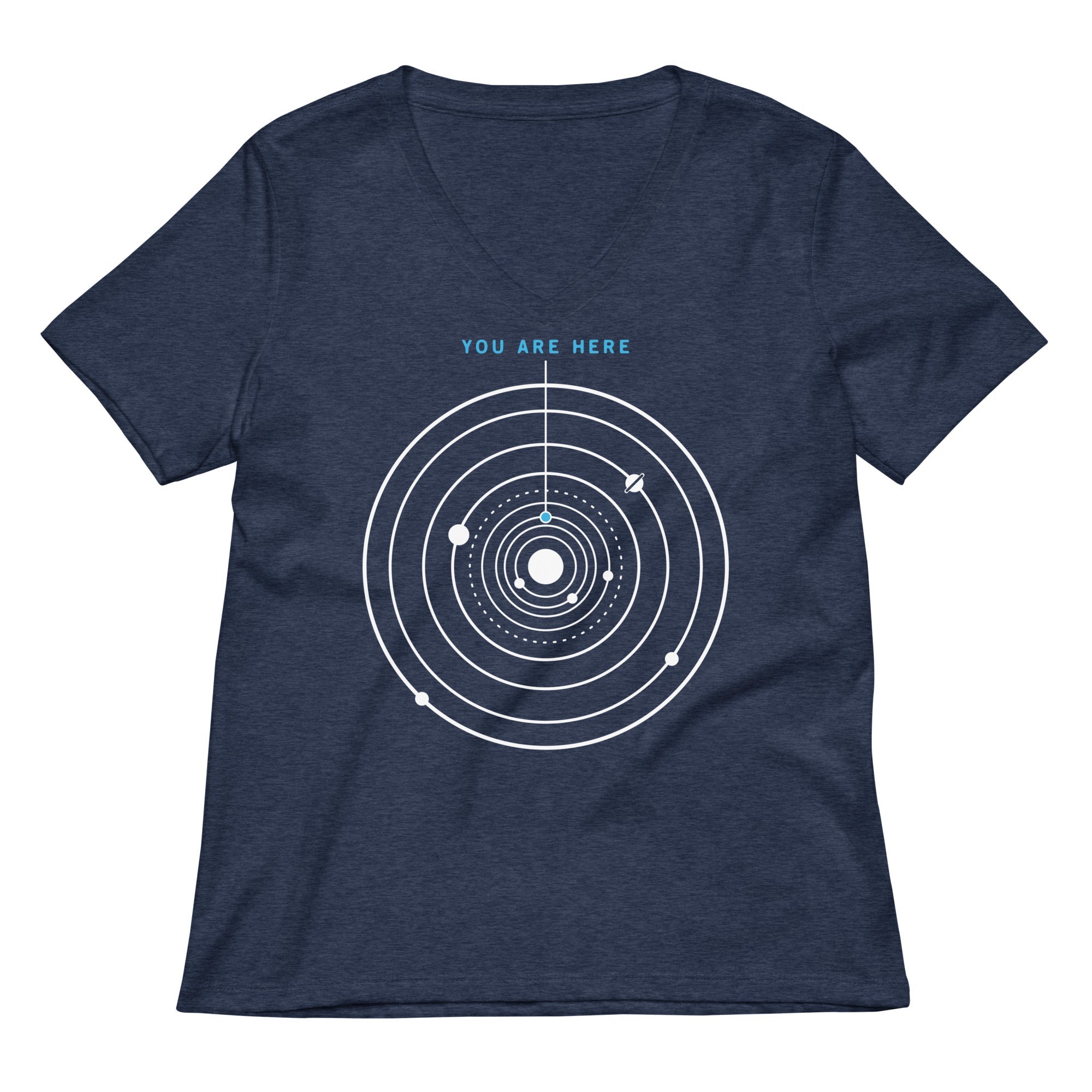 You Are Here Women's V-Neck Tee