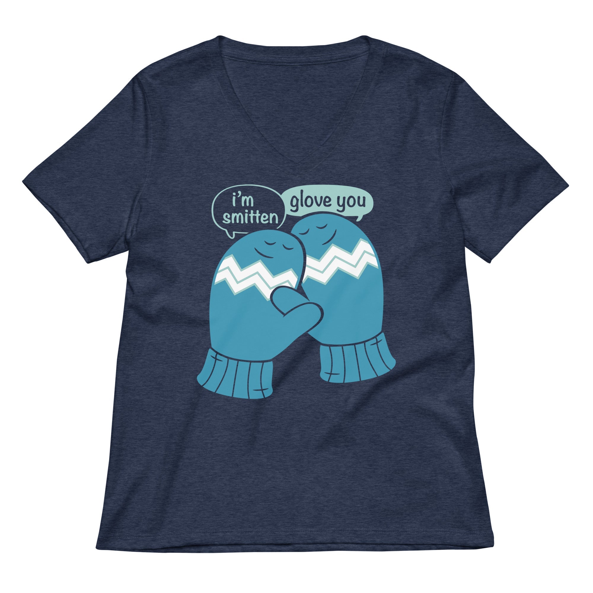 I'm Smitten Women's V-Neck Tee
