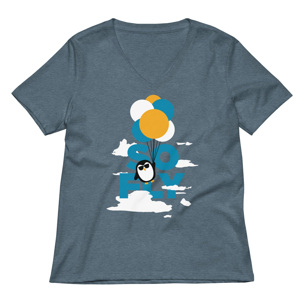 So Fly Women's V-Neck Tee