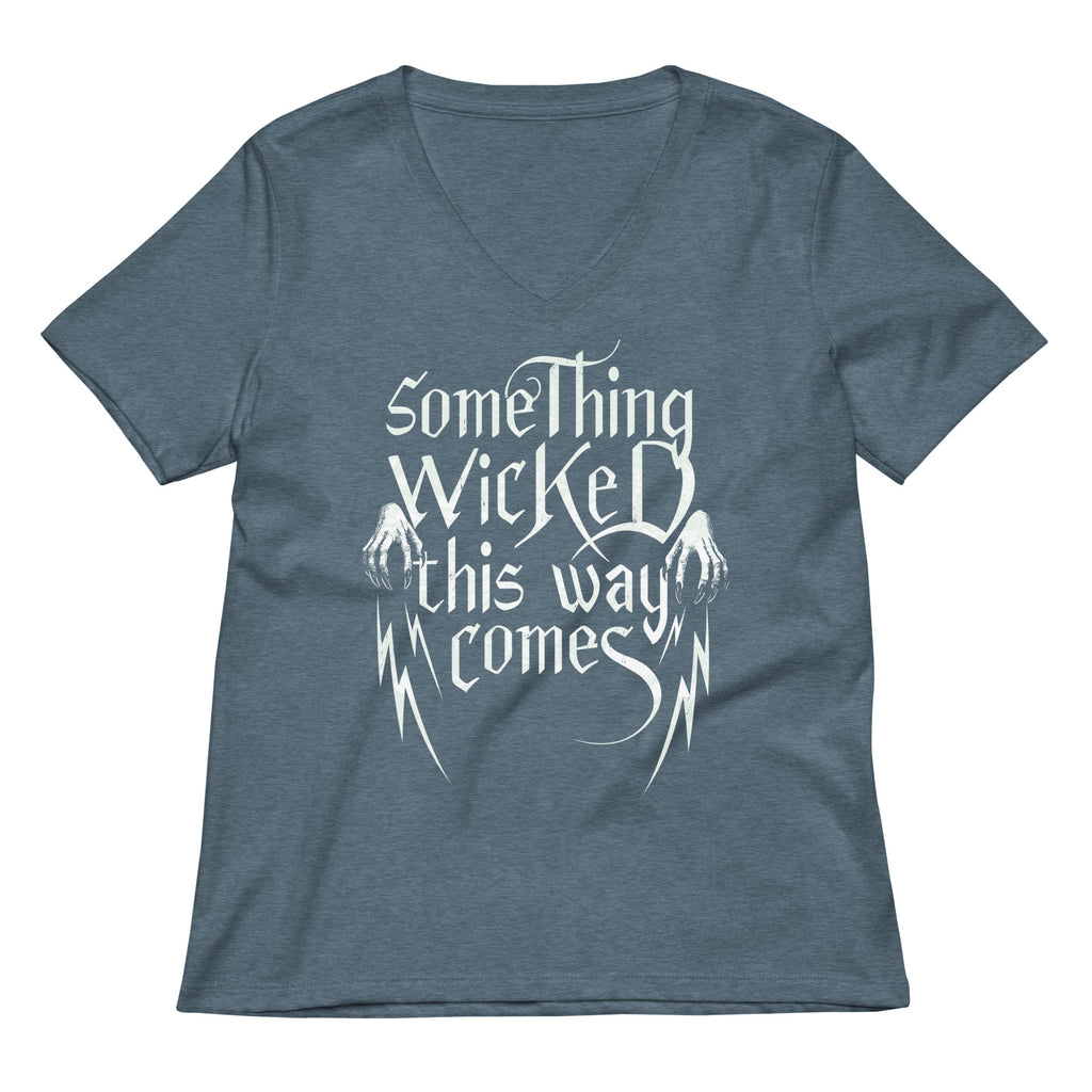 Something Wicked This Way Comes Women's V-Neck Tee