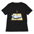 Solar Charging Women's V-Neck Tee