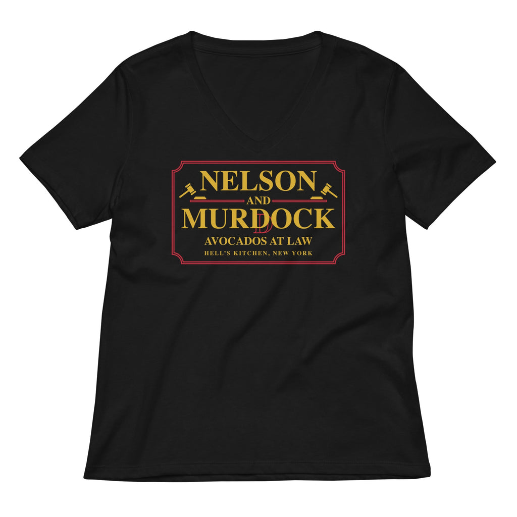 Nelson And Murdock Women's V-Neck Tee