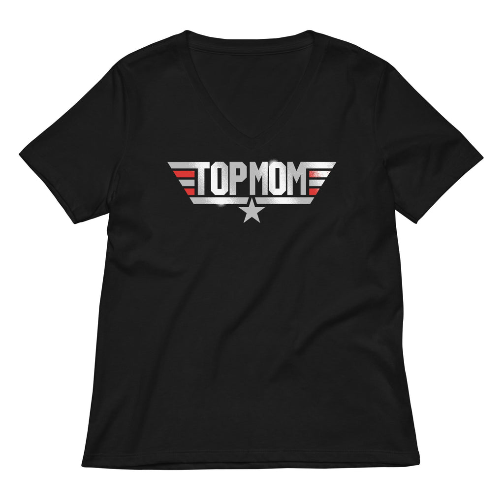 Top Mom Women's V-Neck Tee