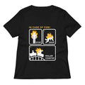 Stop Drop Roller Coaster Women's V-Neck Tee