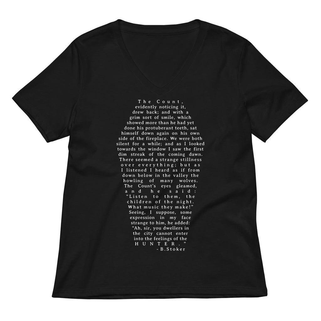 Dracula Women's V-Neck Tee