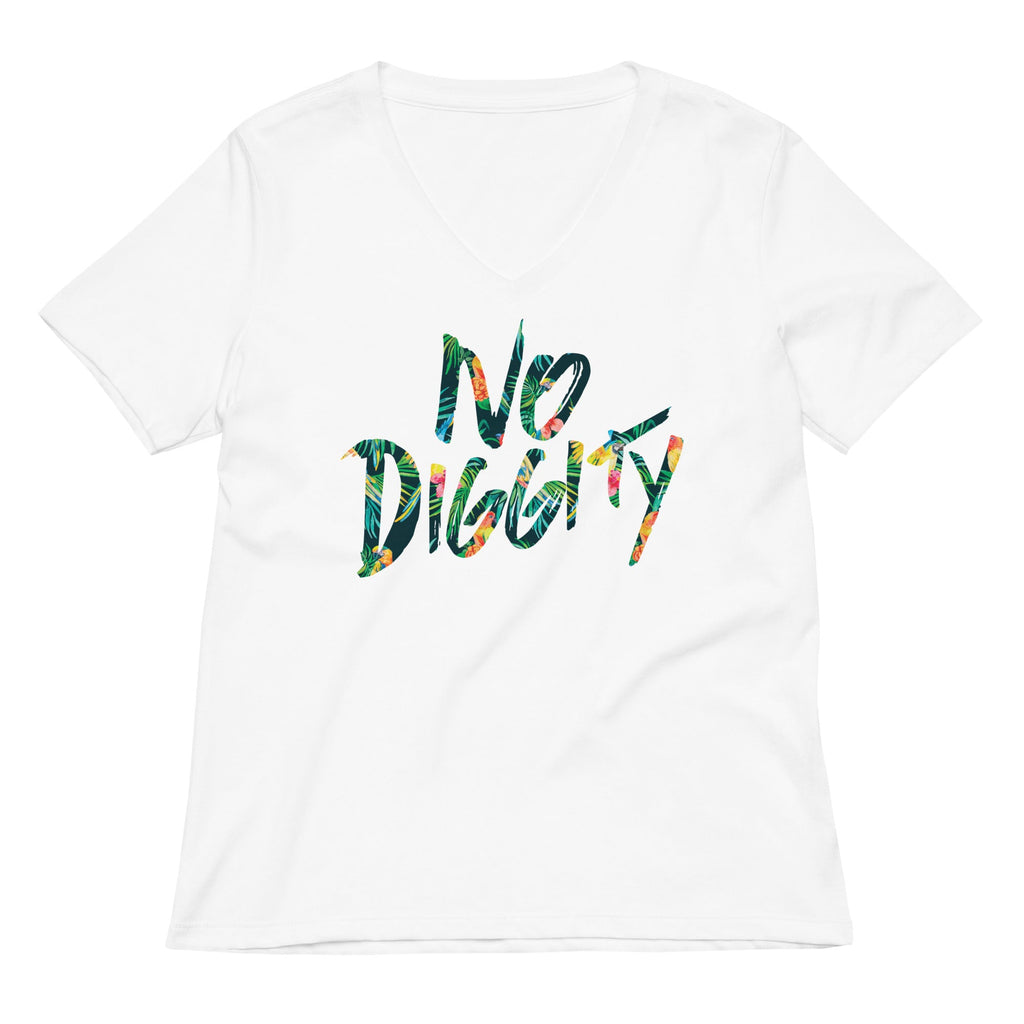 No Diggity Women's V-Neck Tee