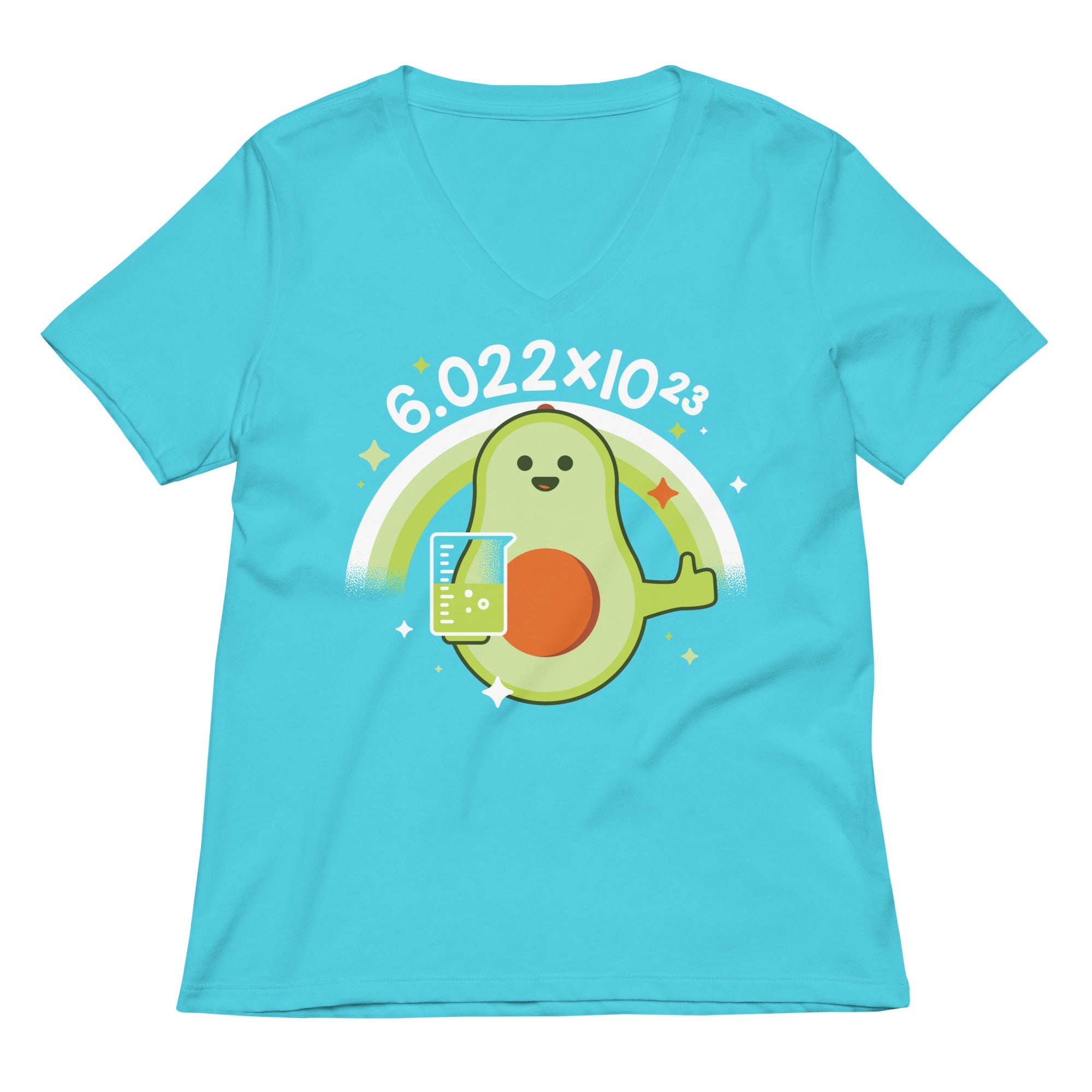 Avogadro's Number Women's V-Neck Tee