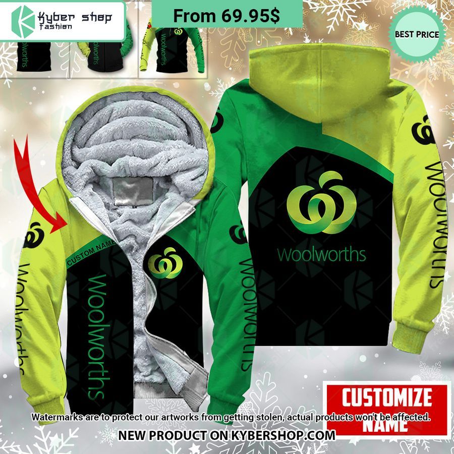 Woolworths CUSTOM Fleece Hoodie