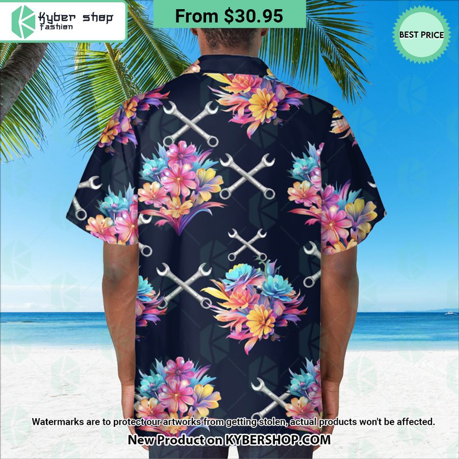 Wrench Mechanic Hawaiian Shirt