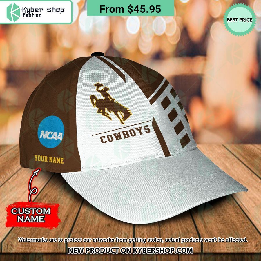 Wyoming Cowboys CUSTOM Polo Shirt, Cap