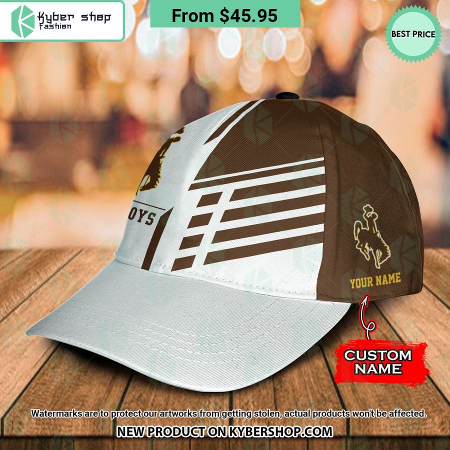 Wyoming Cowboys CUSTOM Polo Shirt, Cap