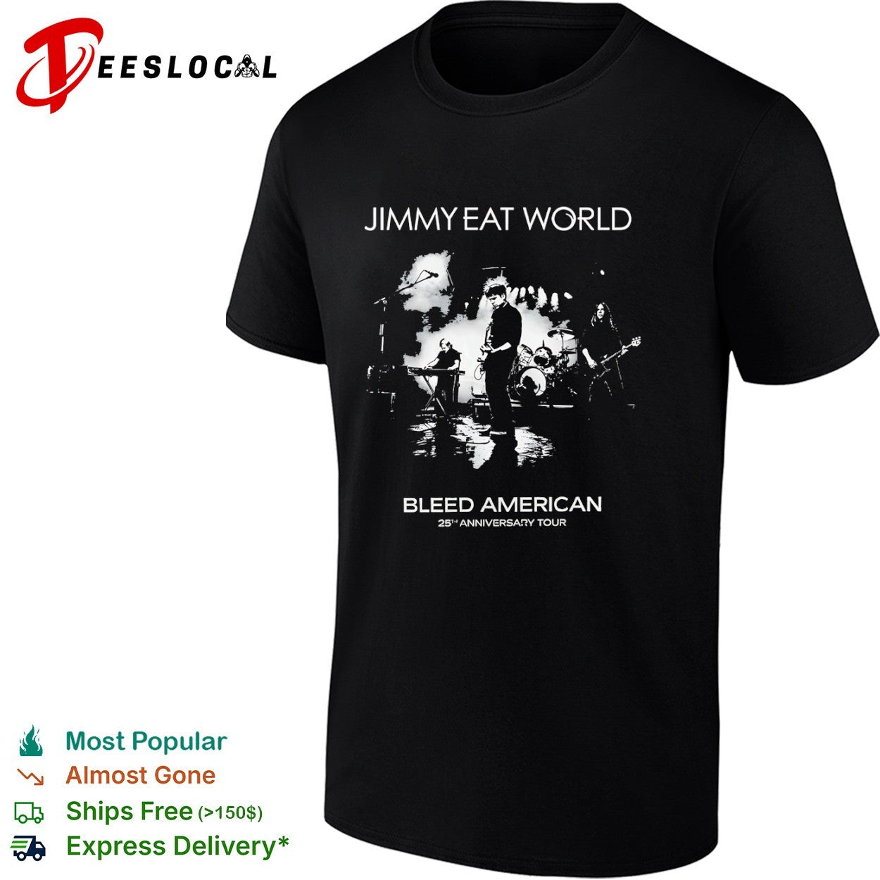 Jimmy Eat World Bleed American 25th Anniversary Tour shirt