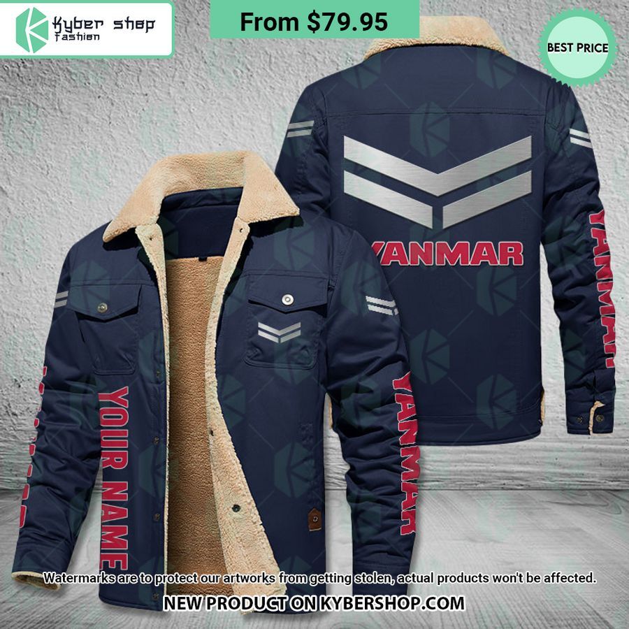 Yanmar Fleece Leather Jacket