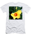 Yellow Hibiscus With A Red Heart Vision # 2 T-Shirt