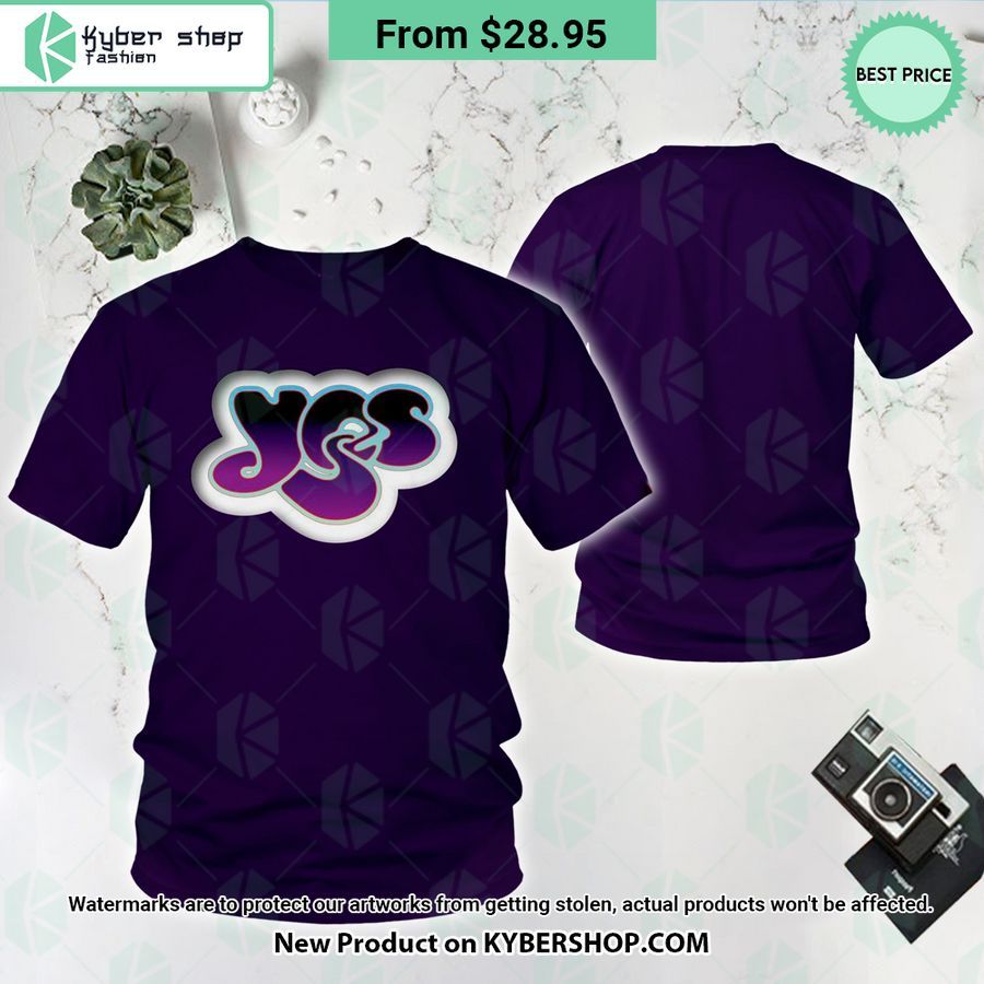 Yes Band Purple Shirt