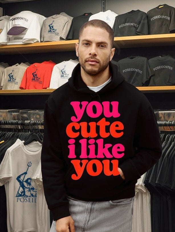 You Cute I Like You Retro T-shirt