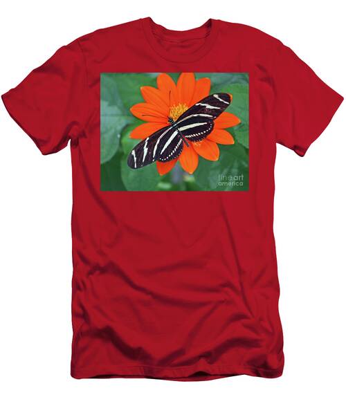 Zebra Longwing Butterfly Heliconius Charithonia T-Shirt