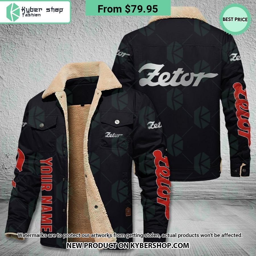 Zetor Fleece Leather Jacket