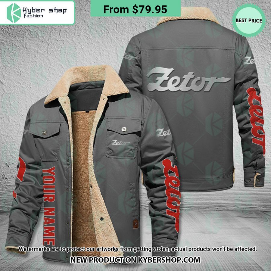 Zetor Fleece Leather Jacket