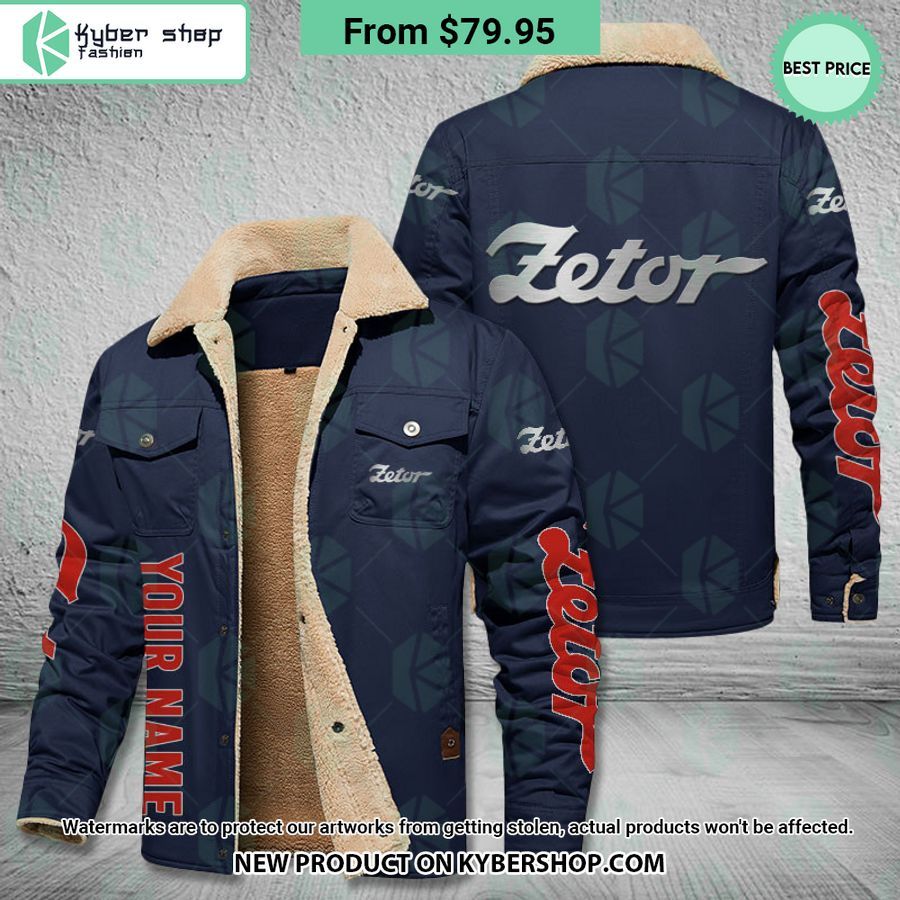 Zetor Fleece Leather Jacket