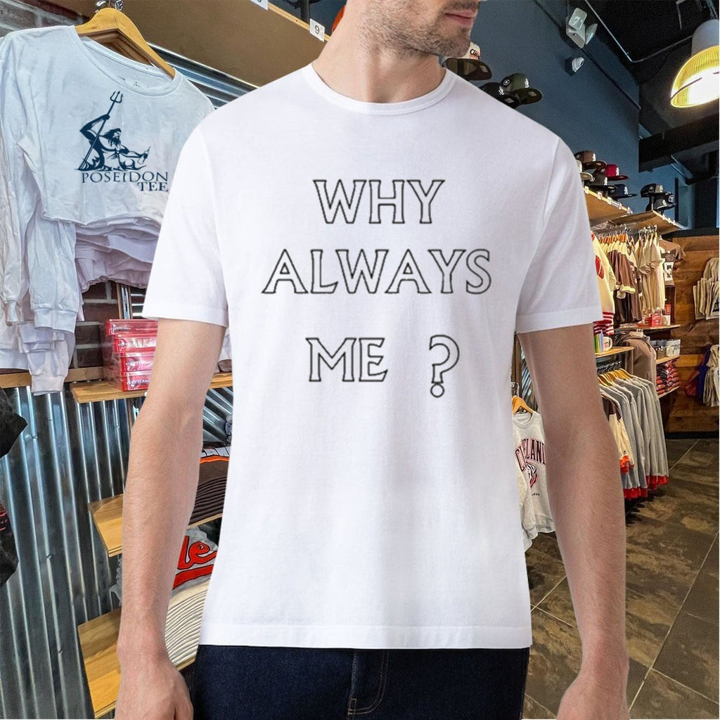 Zodiac X Soccer Tribune Why Always Me T-shirt