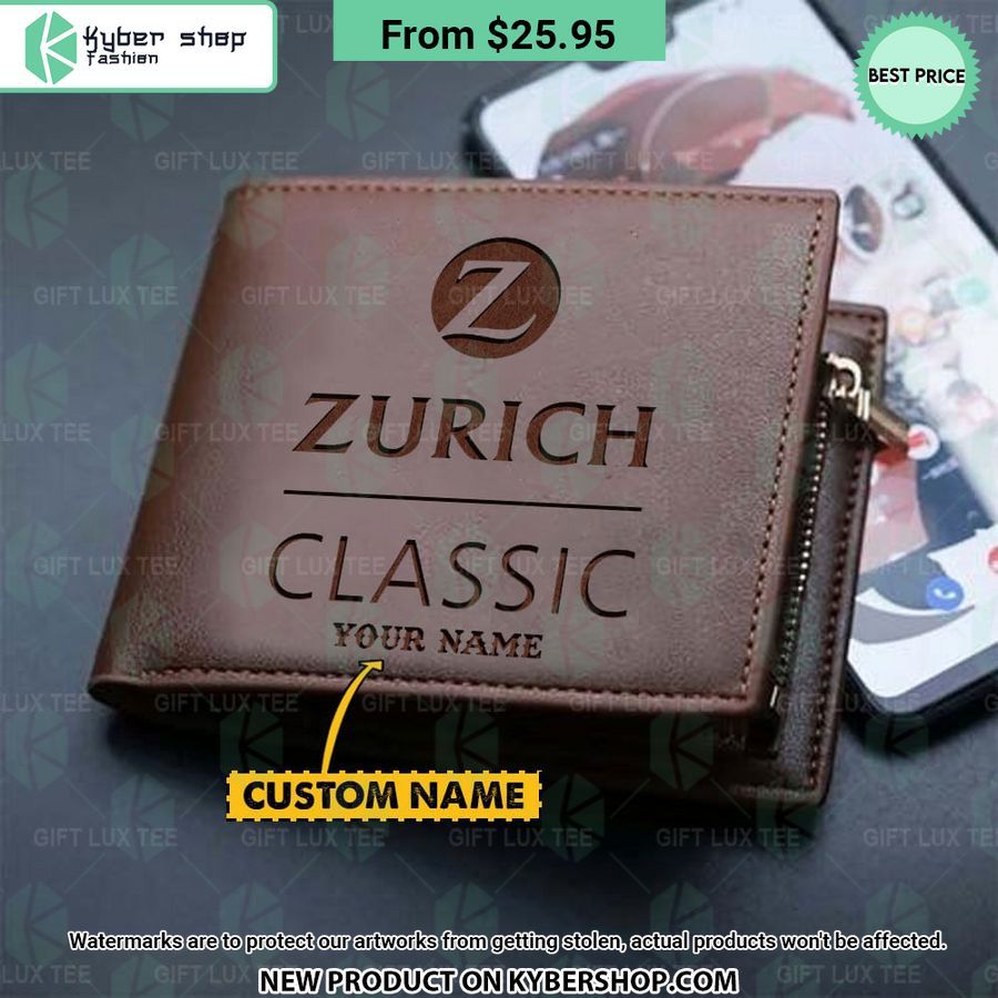 Zurich Classic of New Orleans CUSTOM Leather Wallet